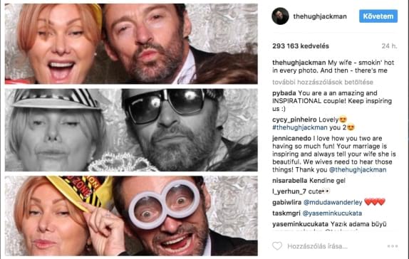 Galéria: Szerelmes üzenetet posztolt Hugh Jackman az évfordulójuk alkalmából