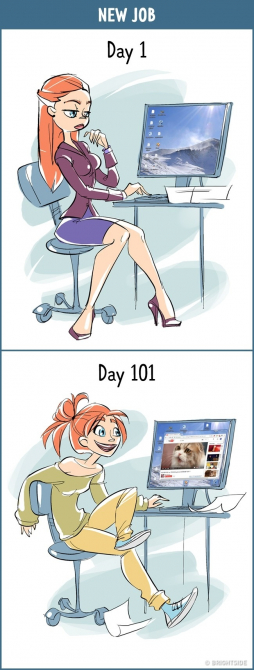 Galéria: Íme a meztelen valóság arról, hogyan állunk hozzá a dolgokhoz először, és hogyan a sokadik alkalommal!