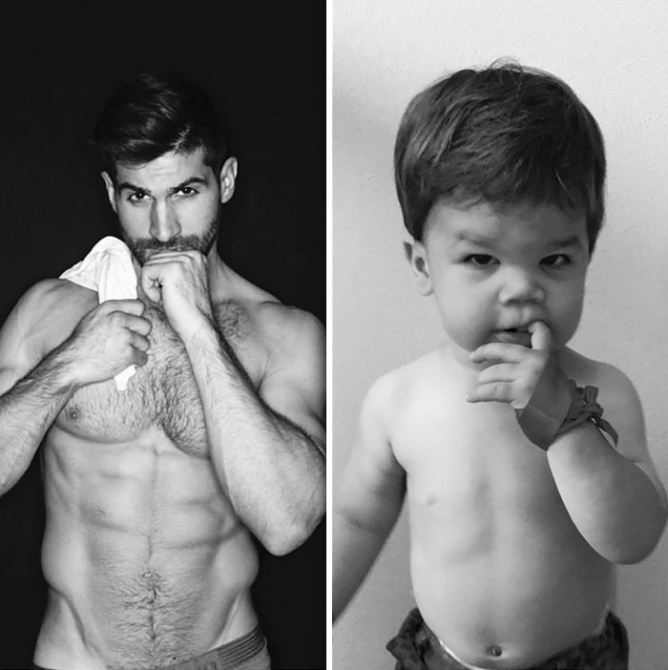 Galéria: Ez a kisbaba ellopja a show-t a modell nagybácsijától