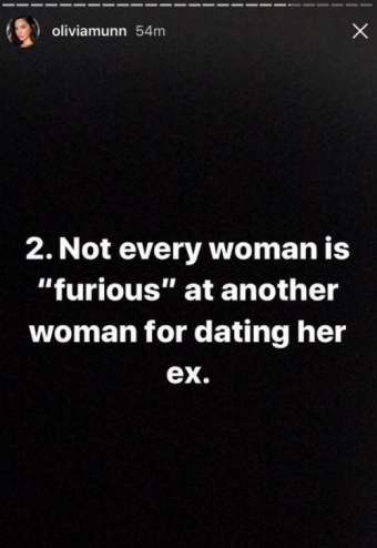 Olivia Munn Instagram-sztorija: