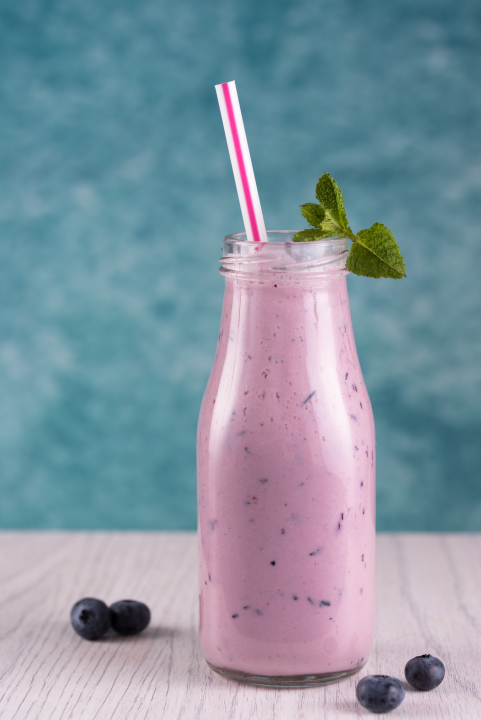 Áfonyás smoothie az igénybe vett izmoknak