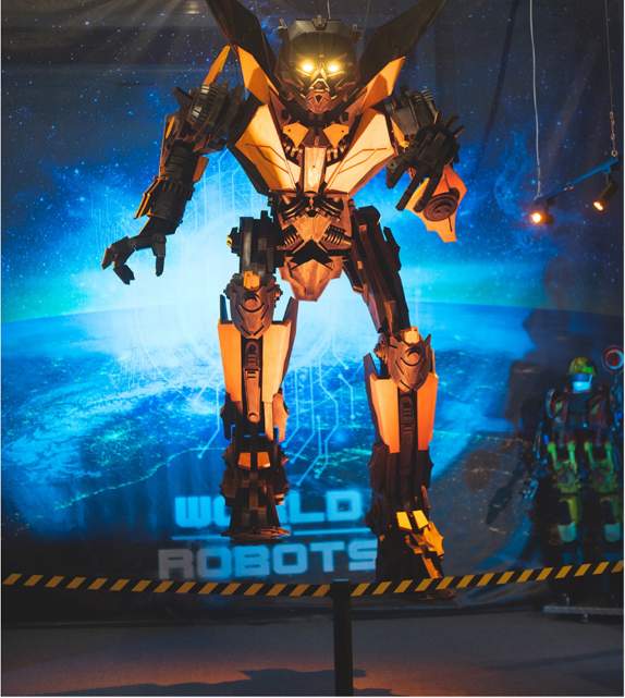 Galéria: Robotkiállítás az Etele plázában