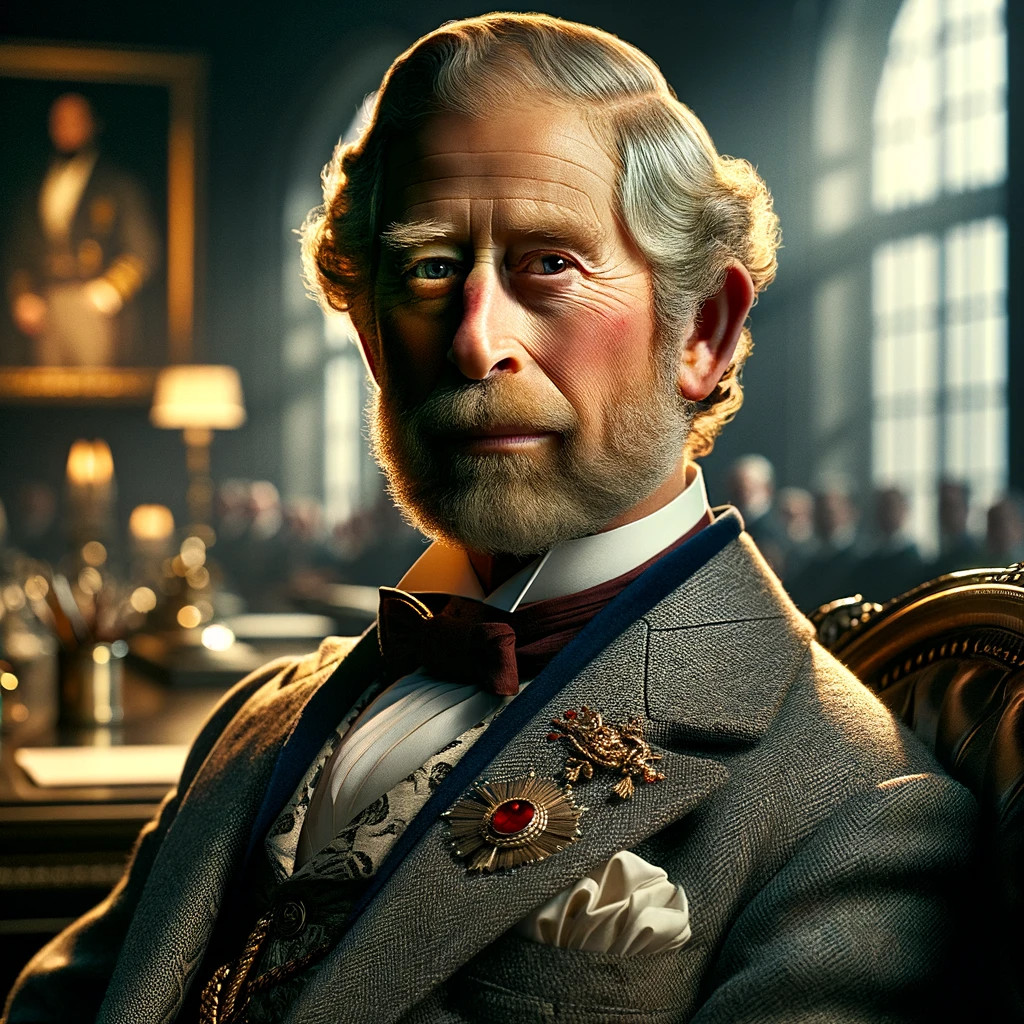 Galéria: Így néznének ki a királyi család tagjai a mesterséges intelligencia szerint, ha egy film főszereplői lennének