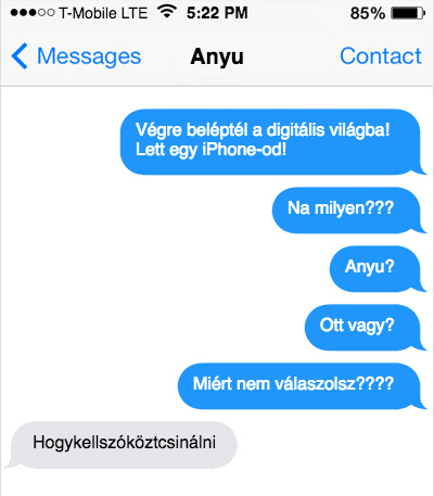 Galéria: Amikor anyu sms-ezik... Próbálj meg nem röhögni!