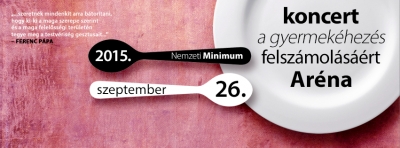 Borítókép: Jótékonysági koncert az éhező magyar gyerekek tízezreiért