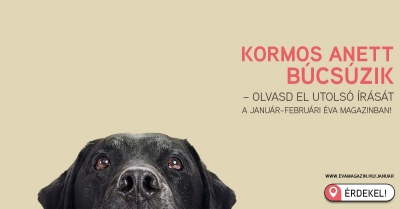 Borítókép: Kormos Anett egy időre elköszön az Éva-olvasóktól