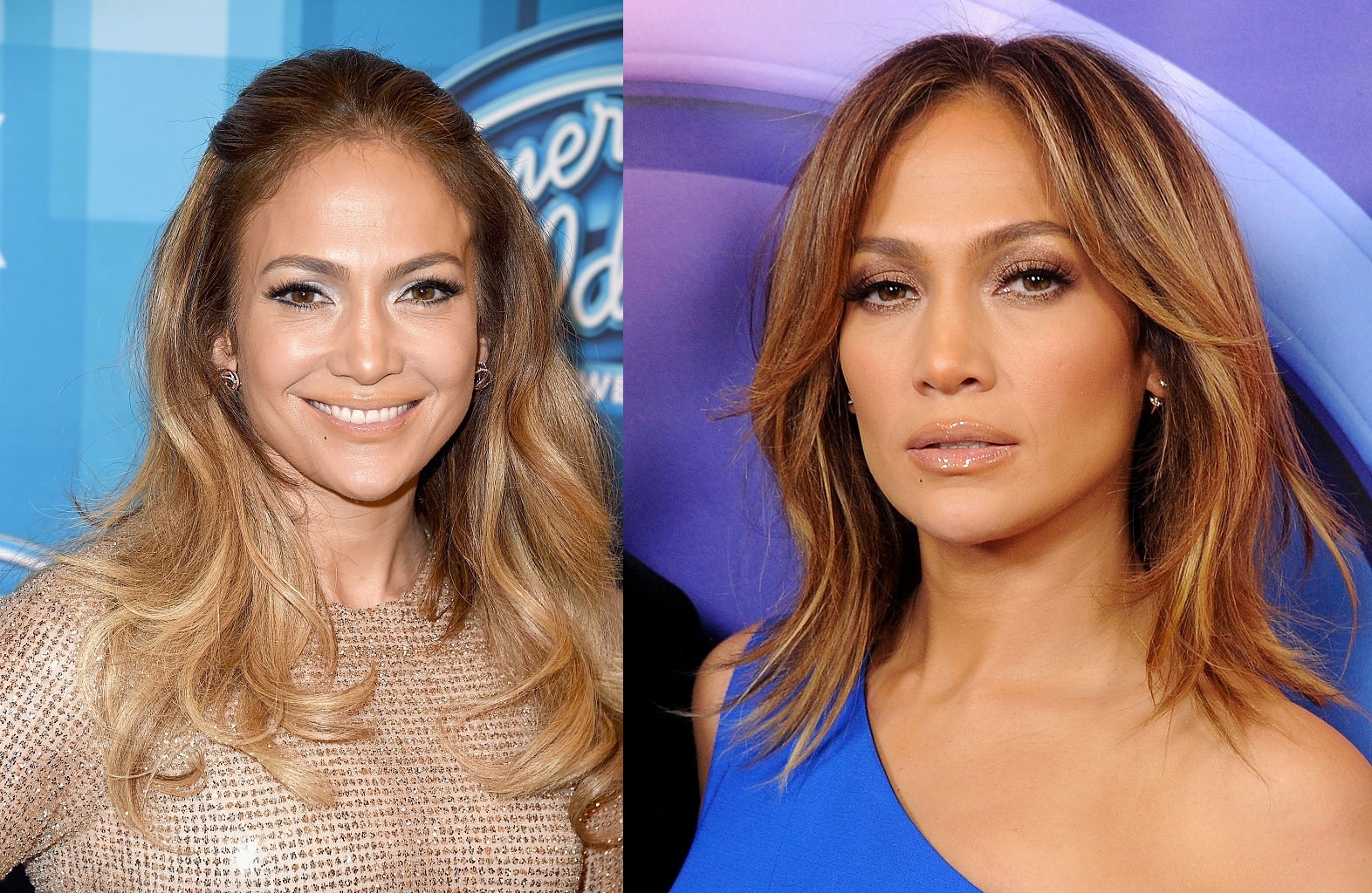 Jennifer Lopez 2006-ban és 2016-ban (37 évesen)