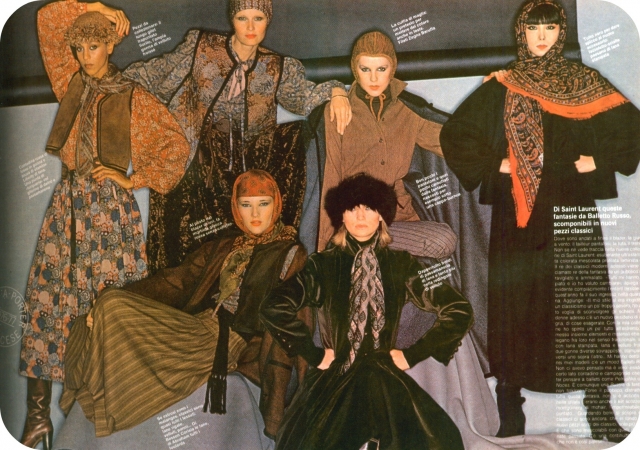 YSL - Vogue Italy (1976)