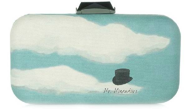 Borítókép: Mr Minaudière clutch, a bajuszos borítéktáska