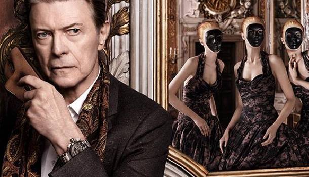 Borítókép: David Bowie a Louis Vuitton álarcosbálján
