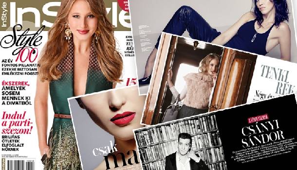 Borítókép: Tenki Réka az InStyle decemberi címlapján