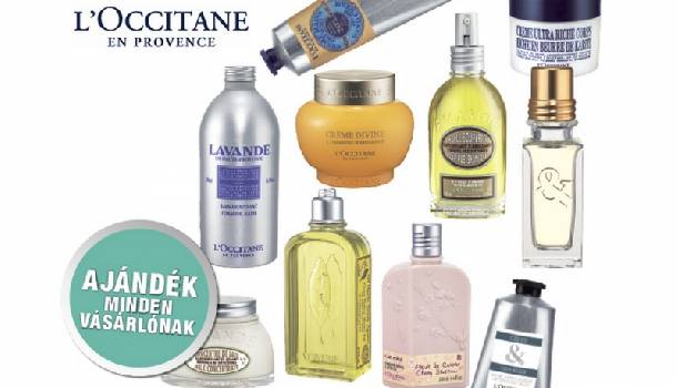Borítókép: Ajándék L’Occitane termék minden vásárlónak