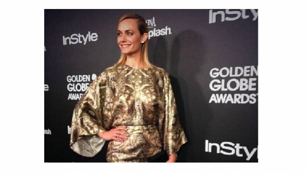 Borítókép: Amber Valletta H&M ruhában bulizott az InStyle partiján