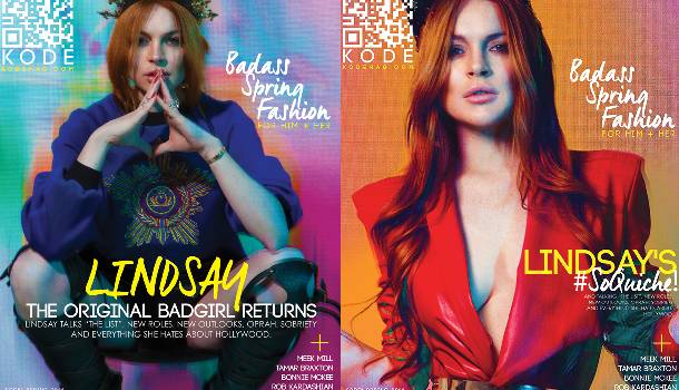 Borítókép: Éljen! Abodi Dóra ruhájában lett címlapos Lindsay Lohan