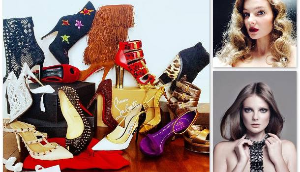 Borítókép: Megmutatta elképesztő cipőgyűjteményét a magyar topmodell