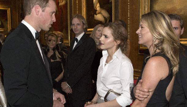 Borítókép: Vilmos herceggel partizott Emma Watson és Kate Moss 