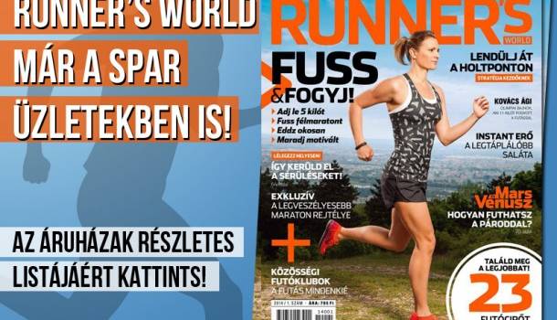 Borítókép: Sportos bevásárlás: Már a Sparban is kapható a Runner’s World