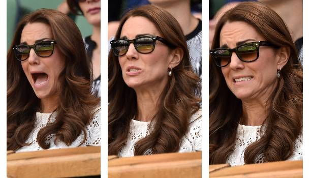 Borítókép: Vicces fotók: Catherine hercegné nagyon szurkolt Wimbledonban