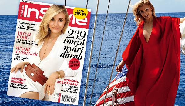 Borítókép: Megjelent az új InStyle, a címlapon az elképesztően szexi Cameron Diaz!