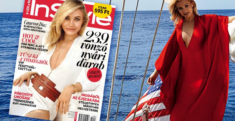 Megjelent az új InStyle, a címlapon az elképesztően szexi Cameron Diaz!