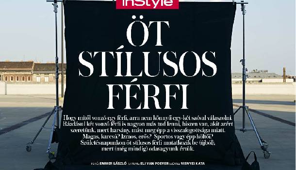 Borítókép: Werkvideó: Öt stílusos férfi az InStyle-ban