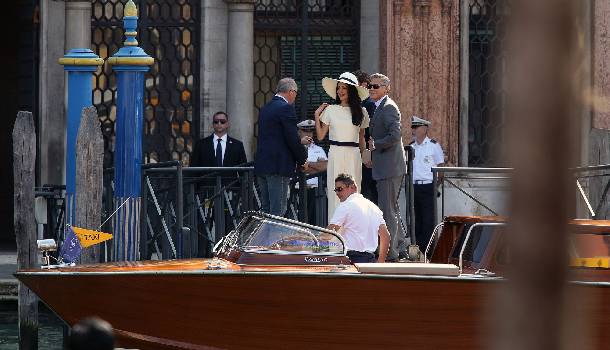 Borítókép: Az első fotók a Clooney-esküvőről