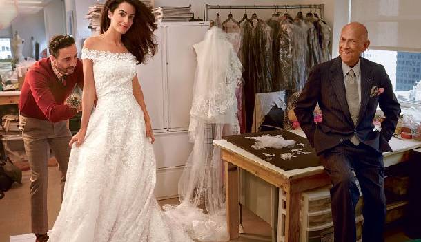 Borítókép: Tudj meg mindent Amal Alamuddin esküvői ruhájáról - FOTÓK