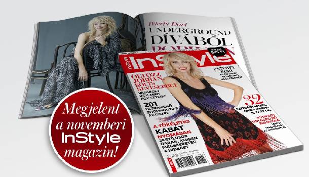 Borítókép: Megjelent a novemberi InStyle, a címlapon Péterfy Bori
