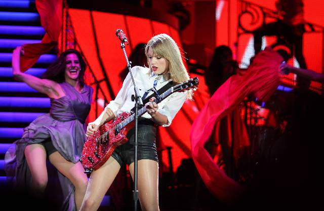 Taylor Swift in concert at the Allianz Stadium, Sydney, Australia - 04 Dec 2013