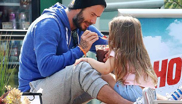 Borítókép: David Beckham apa-lánya napot tartott
