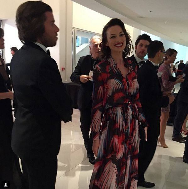 Cseh Anna Marie Cannes-ban, Matthew Williamson ruhában