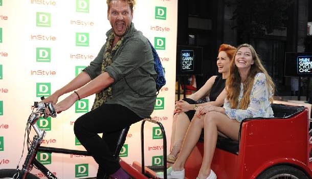 Borítókép: Sztárok a biciklin, avagy ilyen volt a Bringával a vörös szőnyegen - FOTÓK