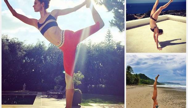 Borítókép: Bámulatos jógapózokkal tartják karban magukat a hírességek - FOTÓK