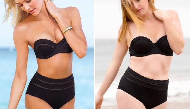 Borítókép: Így néz ki egy Victoria's Secret fürdőruha átlagembereken - FOTÓK