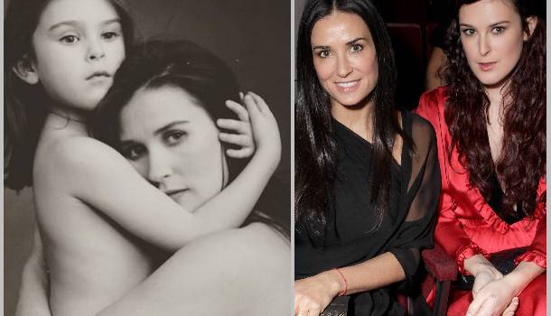 Borítókép: Megdöbbentő hasonlóság: Demi Moore és Rumer Willis - FOTÓK