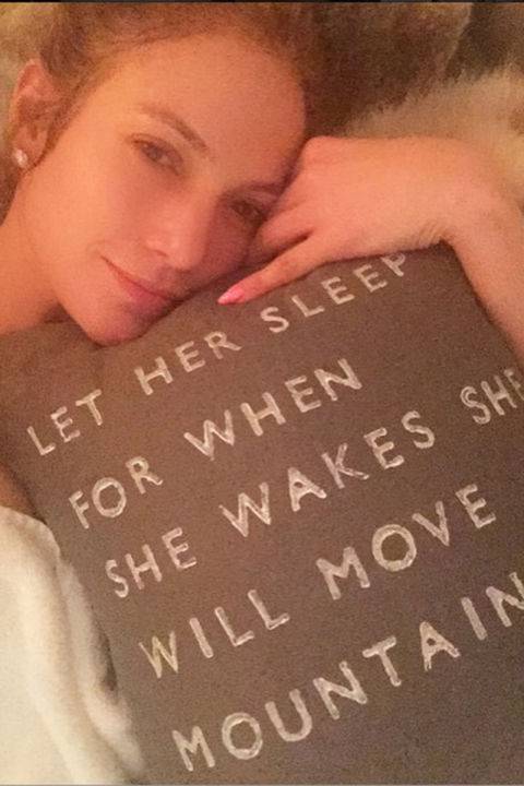 Time for sleepy, sleepy...goodnight everybody @jlo