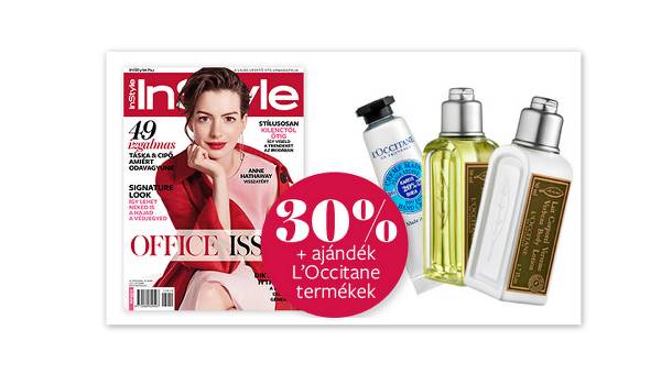 Borítókép: Most L'Occitane ajándékcsomag jár az InStyle előfizetéshez