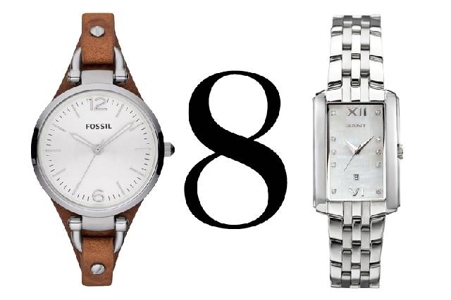 Bőrszíjas: Fossil/Westend Óra, 25 900 Ft Fém: Gant/It’s Time Shop, 55 900 Ft