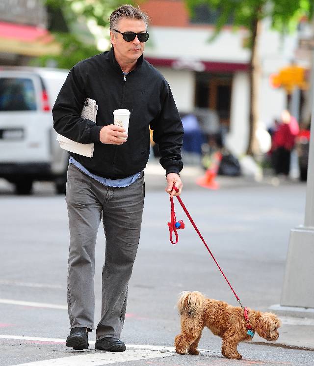 NEW YORK, NY - MAY 13: Alec Baldwin is seen in the West Village on May 13, 2013 in New York City. (Photo by Alo Ceballos/FilmMagic)