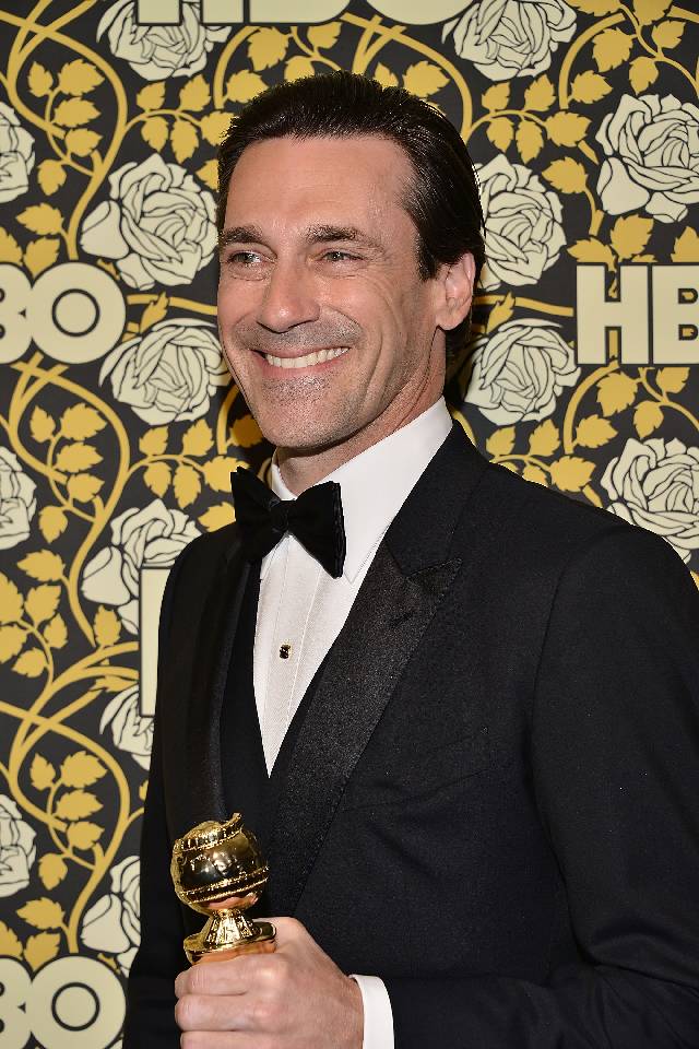 LOS ANGELES, CA - JANUARY 10: Jon Hamm attends HBO's post 2016 Golden Globe Awards party at Circa 55 Restaurant on January 10, 2016 in Los Angeles, California. (Photo by Araya Diaz/Getty Images)