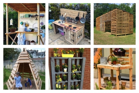 Borítókép: 15 ötlet a kertbe, ami raklapból is készülhet