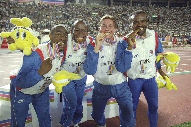 Nagy-Britannia atlétika csapata 1992-ben.