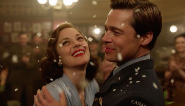 Borítókép: Izzik a levegő! Itt az első trailer Brad Pitt és Marion Cotillard közös filmjéhez