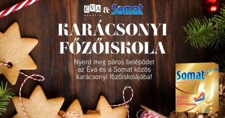 Borítókép: 3 különleges sütőtökös desszert + nyerj páros belépőt az Éva és a Somat közös karácsonyi főzőiskolájába