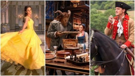 Borítókép: Emma Watson és egy csúfra maszkírozott szívtipró színész A szépség és a szörnyetegben – az első fotók