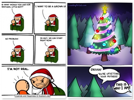 Borítókép: Brutálisan vicces képregények a karácsony szellemében