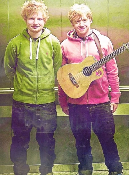 Borítókép: Nézd meg, ahogy Rupert Grint drámaian elszavalja Ed Sheeran slágerének dalszövegét