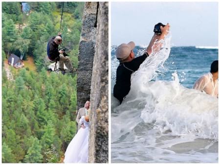 Borítókép: Képek, amik bizonyítják, hogy az esküvői fotósok lényegében őrültek! 