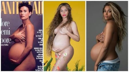 Borítókép: 25 sztár, aki már megmutatta magát meztelenül, terhesen