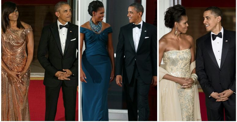 Barack Obama elnöksége 8 éve alatt egyetlen szmokingot viselt – és a világ ezalatt gyanútlanul csámcsogott Michelle dizájner outfitjein